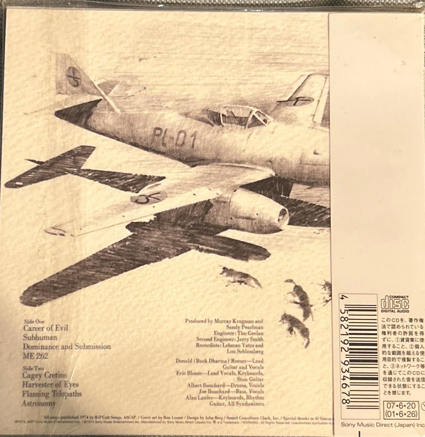 CD Blue Oyster Cult ‎– Secret Treaties 2ª Mano - Image 2
