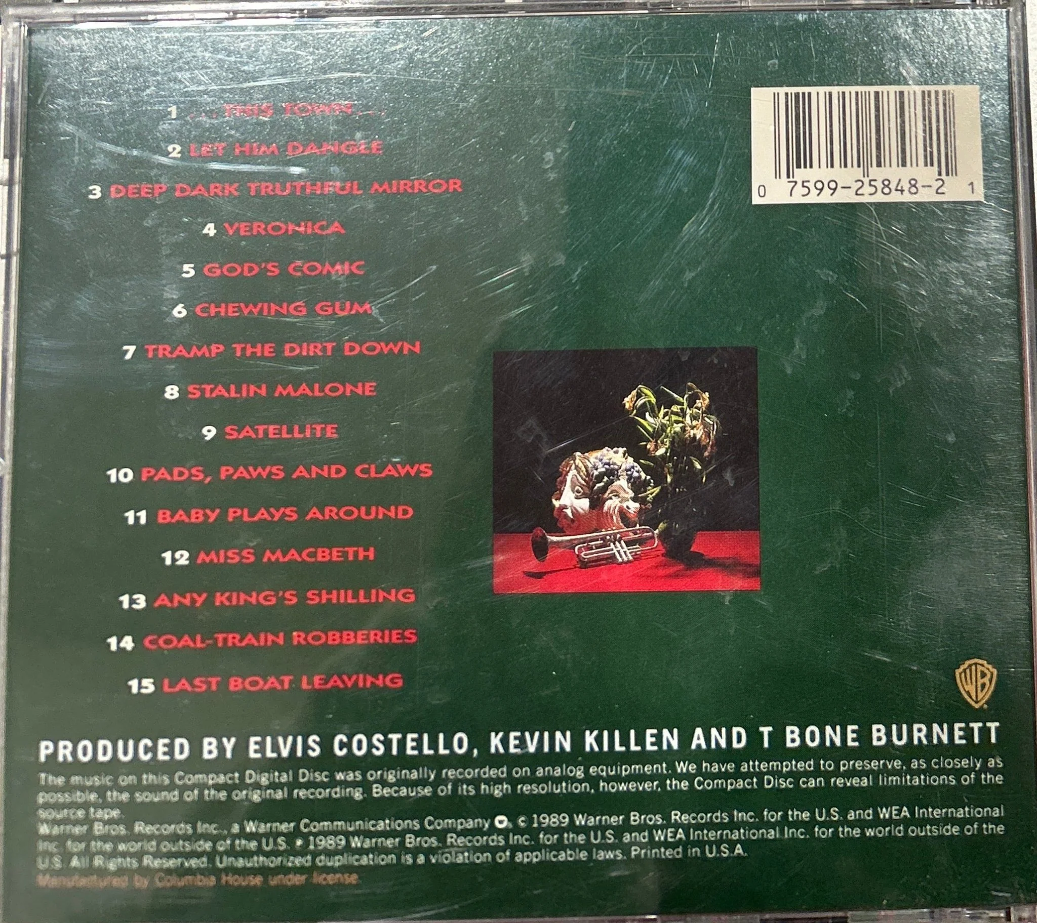 CD Elvis Costello ‎– Spike 2ª mano (Producto exclusivo recogida en tienda) - Image 2