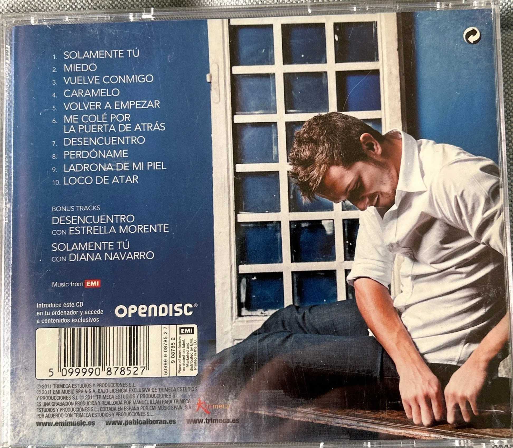 CD Pablo Alborán ‎– Pablo Alborán 2ª Mano (Producto exclusivo recogida en tienda) - Image 2