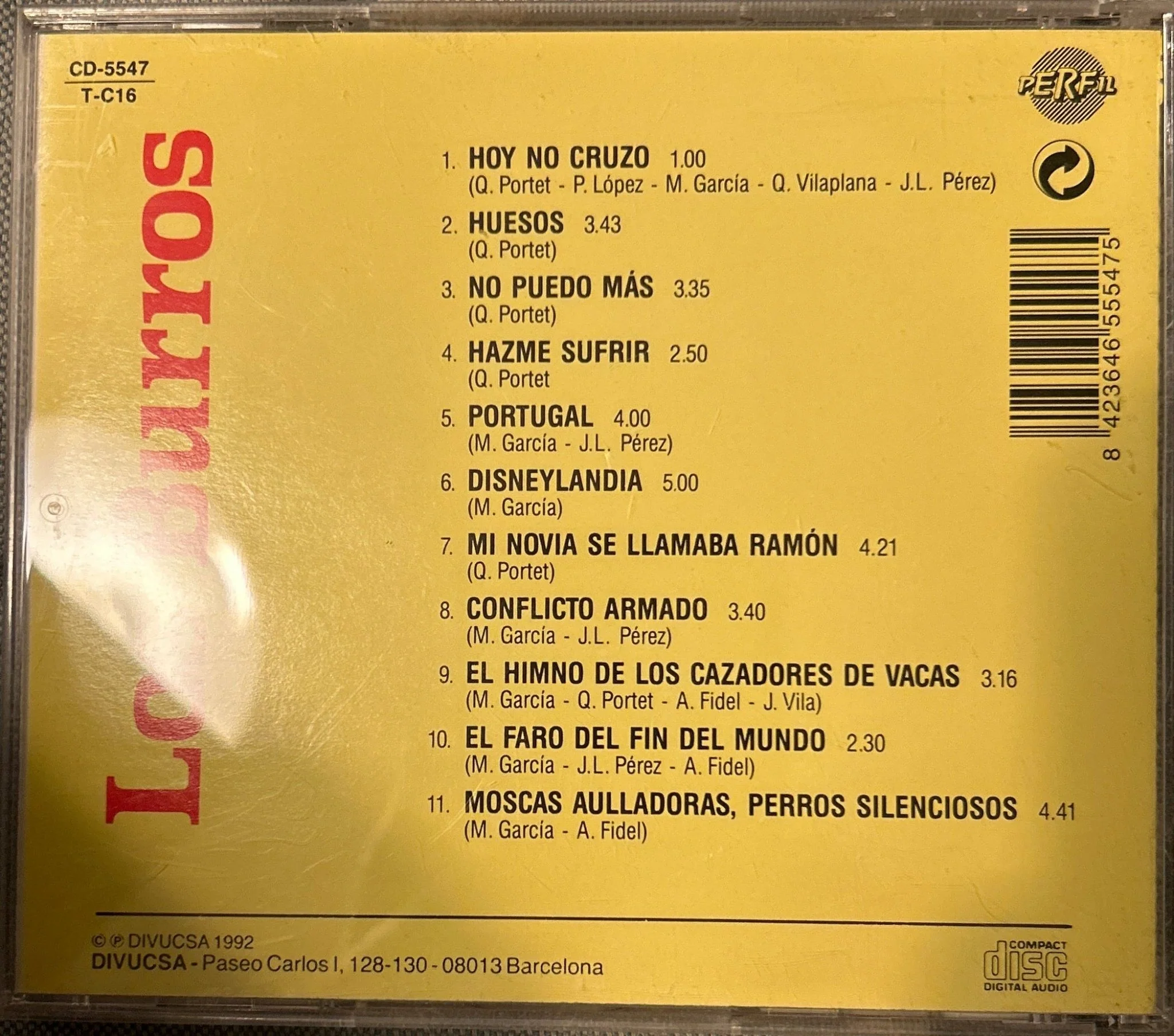 CD Los Burros ‎– Rebuznos De Amor 2ª mano (Producto exclusivo recogida en tienda) - Image 2