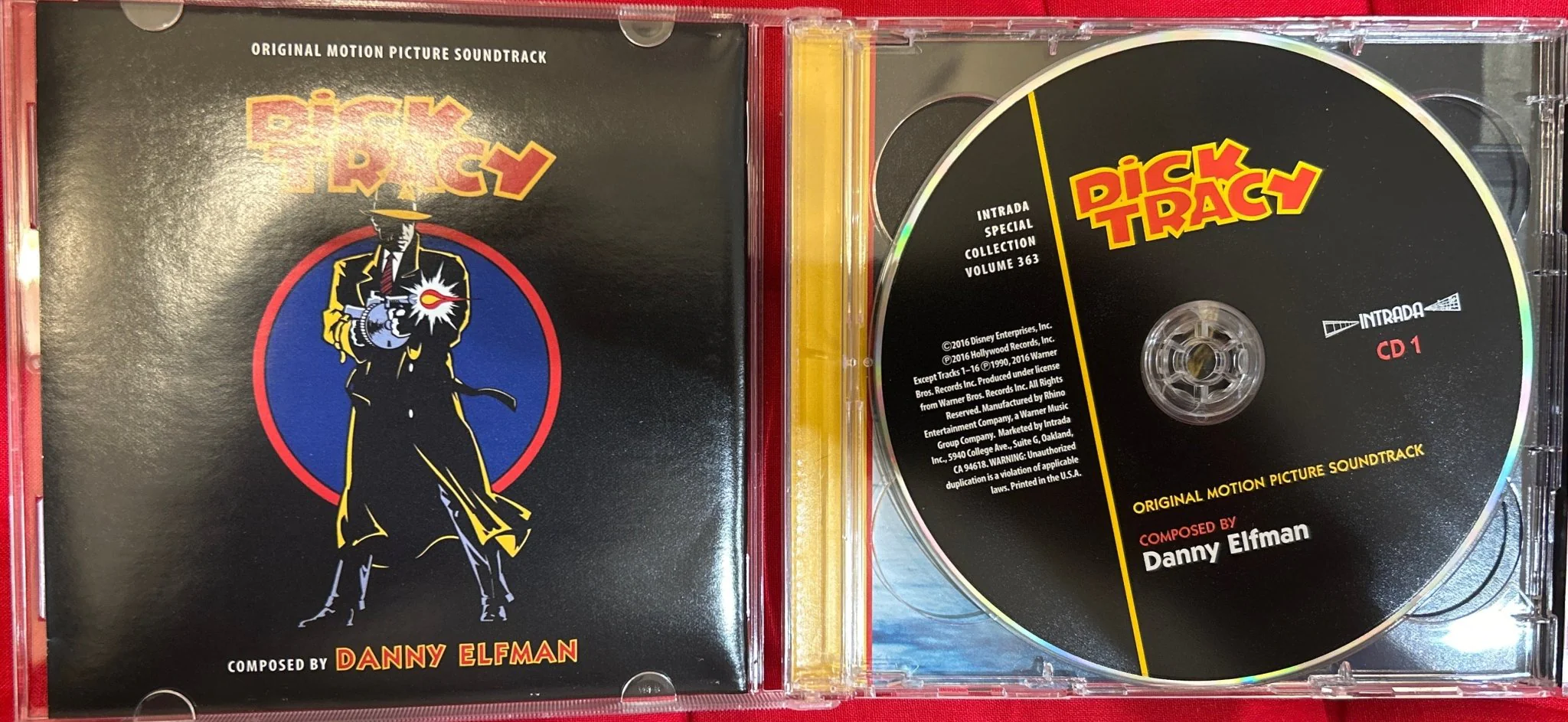 CD Banda Sonora Original Danny Elfman ‎– Dick Tracy (Madonna)  2ª Mano - Image 3
