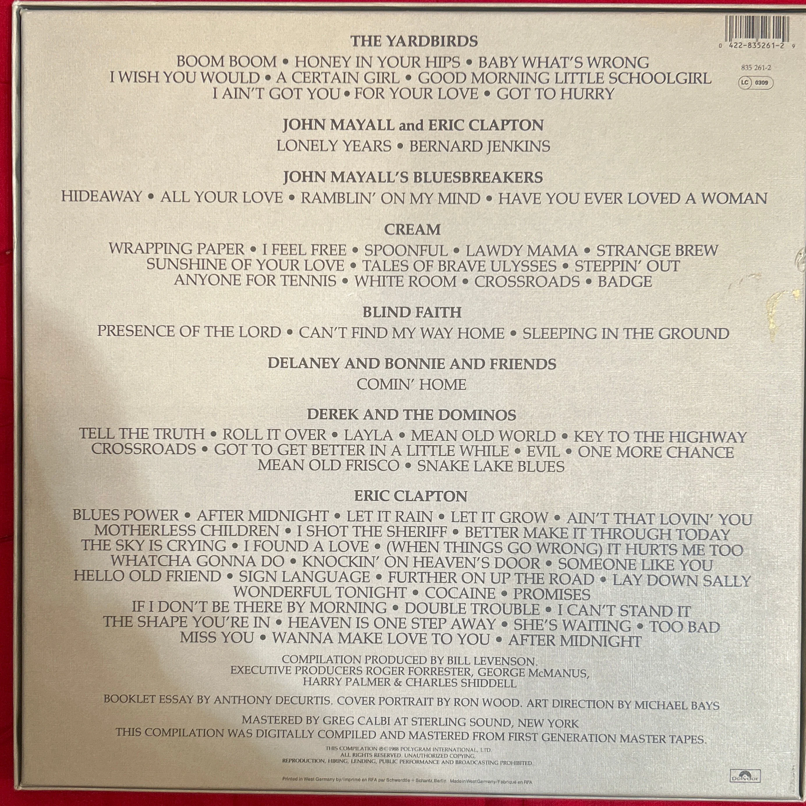 CD Boxset Eric Clapton ‎– Crossroads 2ª Mano - Image 2