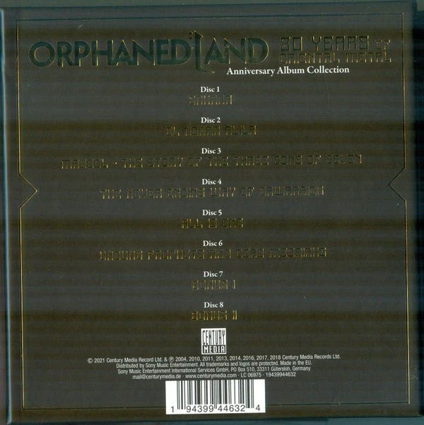 CD Boxset Orphaned Land ‎– 30 Years Of Oriental Metal Nuevo precintado - Image 2