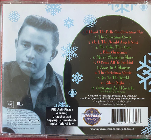 CD Johnny Cash – Christmas With Johnny Cash Nuevo precintado - Image 2