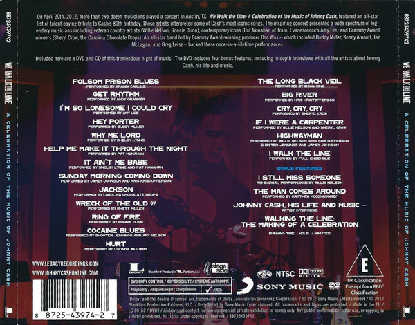 CD Various ‎– We Walk The Line (A Celebration Of The Music Of Johnny Cash) Nuevo precintado - Image 2