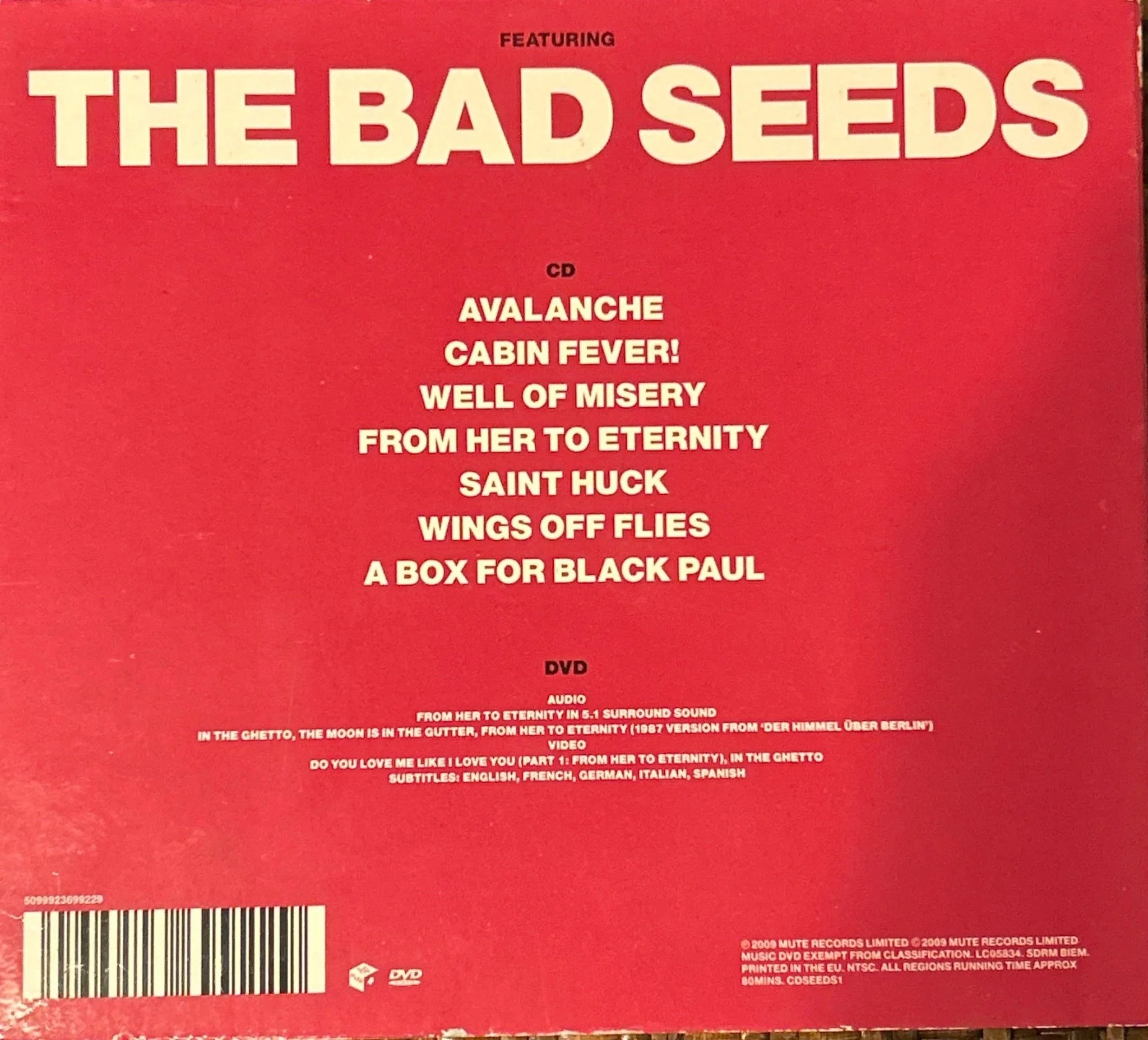 CD Nick Cave Featuring The Bad Seeds ‎– From Her To Eternity 2ª Mano - Image 2
