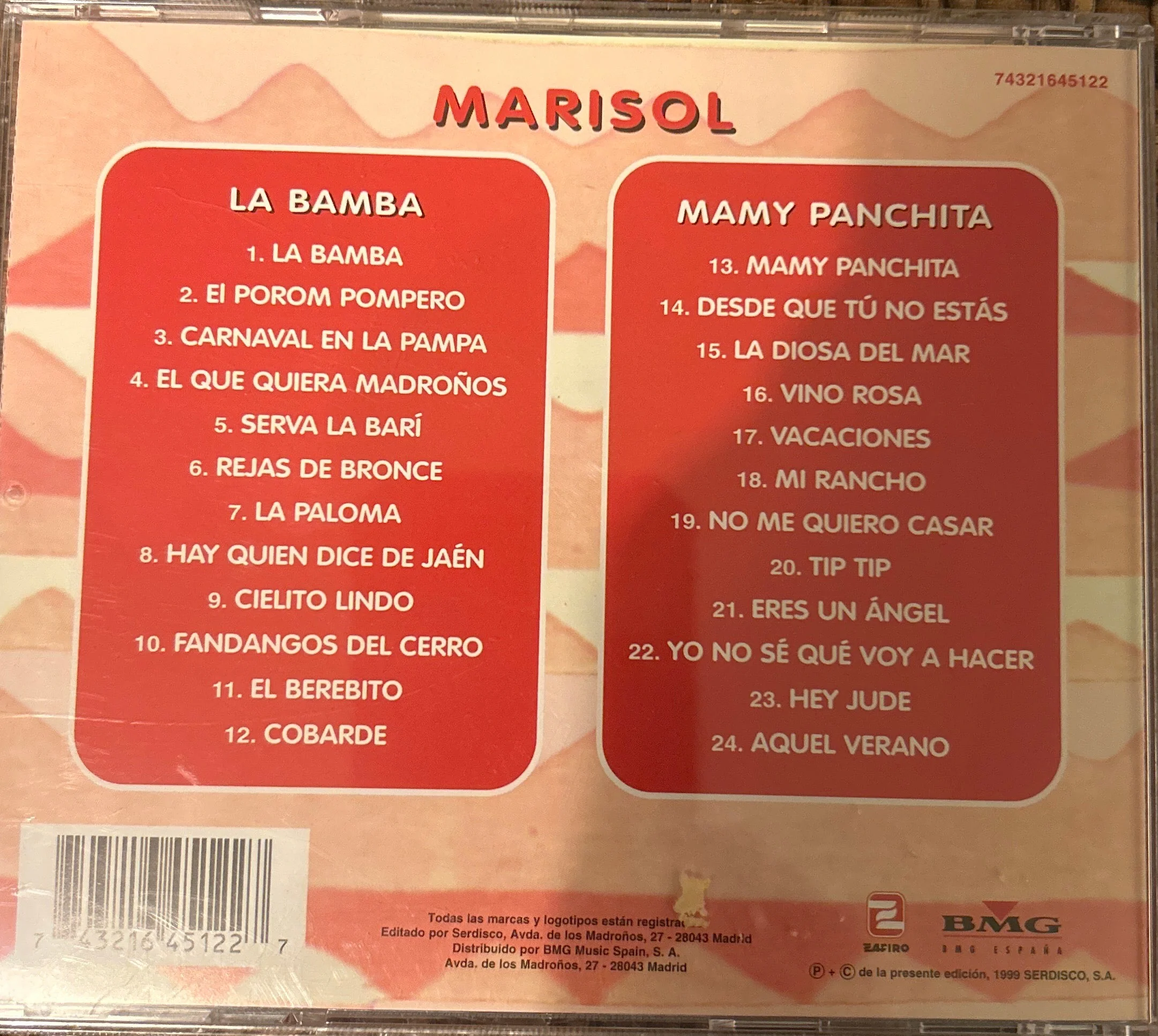 CD Marisol ‎– La Bamba + Mamy Panchita 2ª Mano - Image 2
