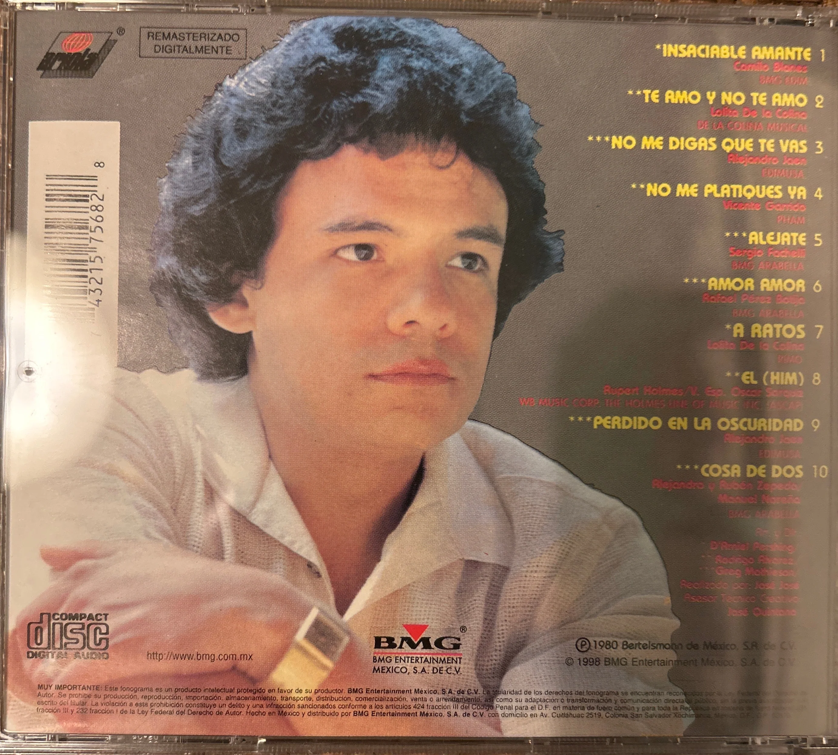 CD José José ‎– Amor Amor 2ª Mano - Image 2