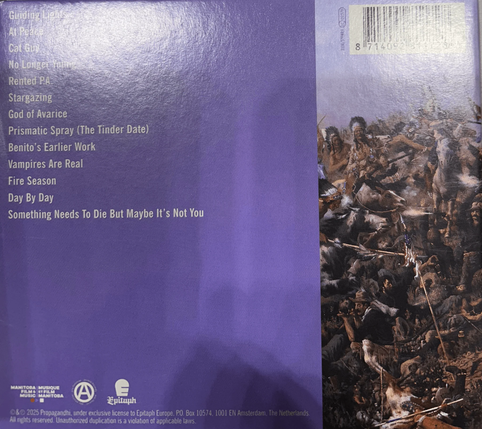 CD Propagandhi ‎– At Peace  2ª Mano - Image 2