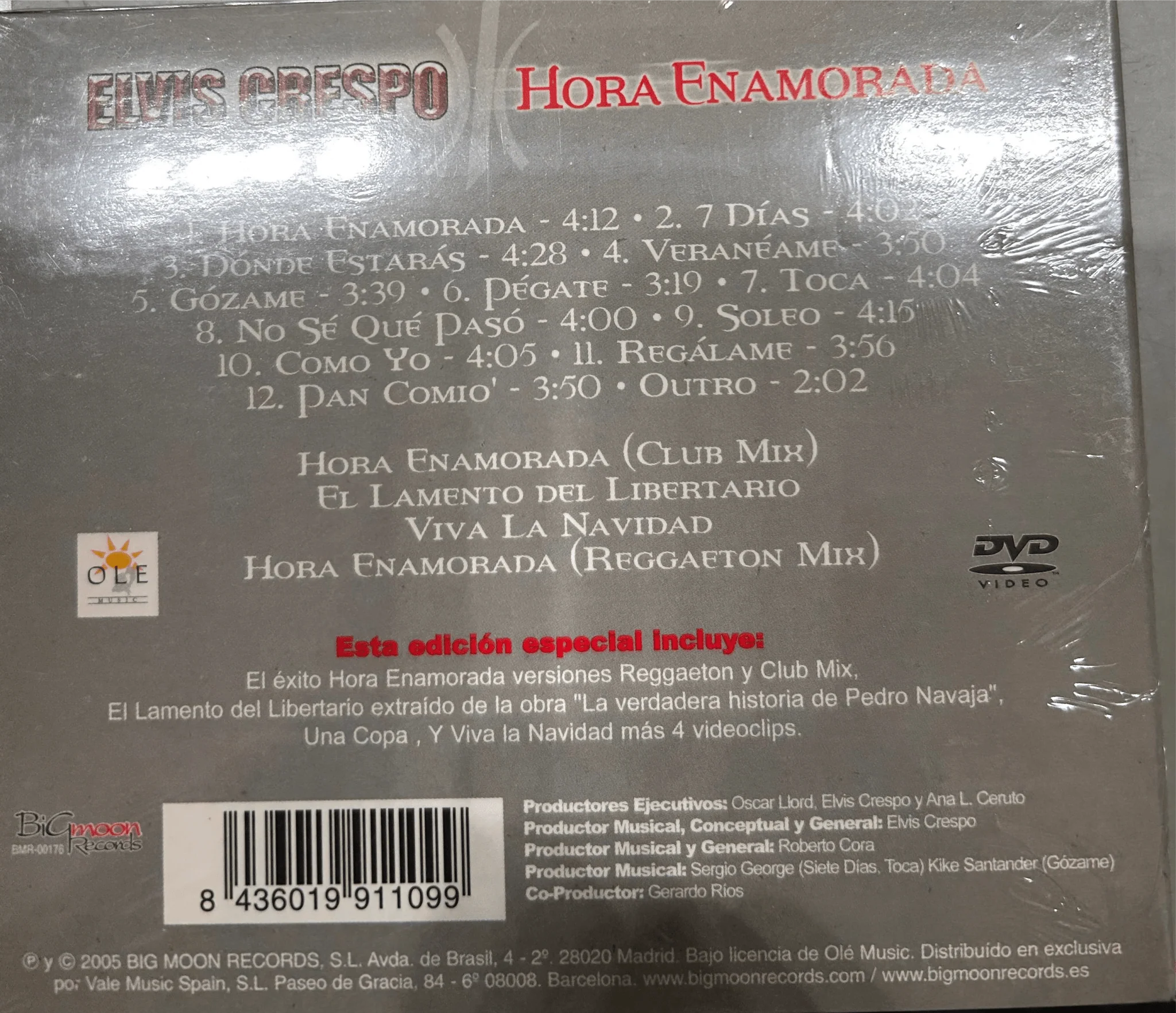 CD Elvis Crespo – Saborealo Nuevo precintado (Producto exclusivo recogida en tienda) - Image 2