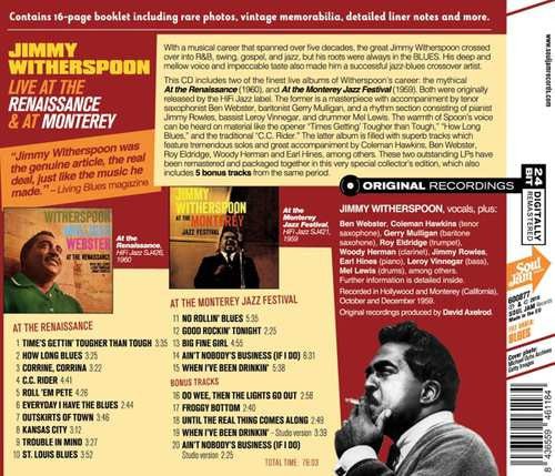 CD  Jimmy Witherspoon ‎– Live At The Renaissance & At Monterey Nuevo precintado - Image 2