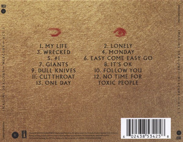 CD Imagine Dragons – Mercury - Act 1 Nuevo precintado - Image 2