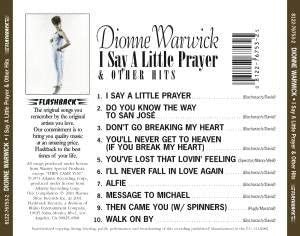 CD Dionne Warwick – I Say A Little Prayer & Other Hits Nuevo precintado - Image 2