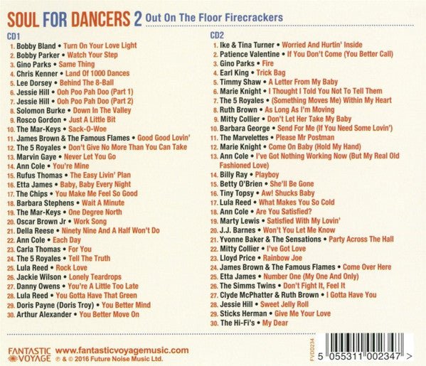 CD V/A– Soul For Dancers 2 - Out On The Floor Firecrackers Nuevo precintado - Image 2