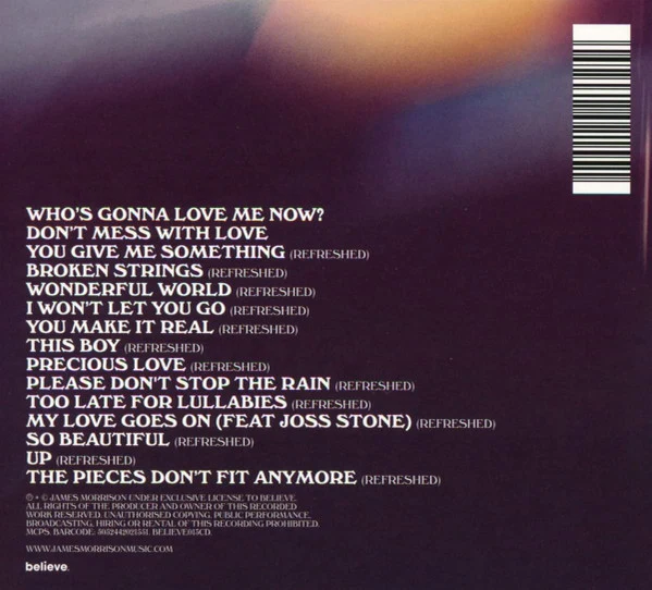 CD James Morrison ‎– Greatest Hits Nuevo precintado - Image 2