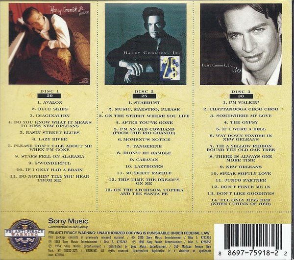 CD Harry Connick, Jr. ‎– 20 / 25 / 30 Nuevo precintado - Image 2
