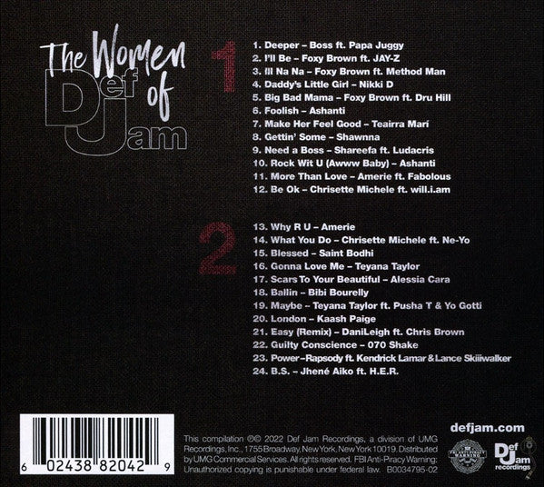 CD V/A ‎– The Women Of Def Jam Nuevo precintado - Image 2