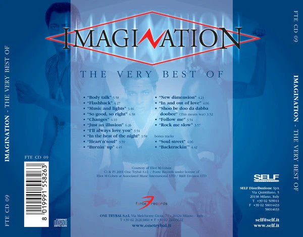 CD Imagination ‎– The Very Best Of Nuevo precintado - Image 2