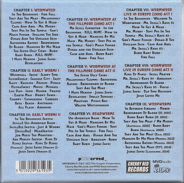 CD Box Set The Residents ‎– Wormwood Box Nuevo precintado - Image 2