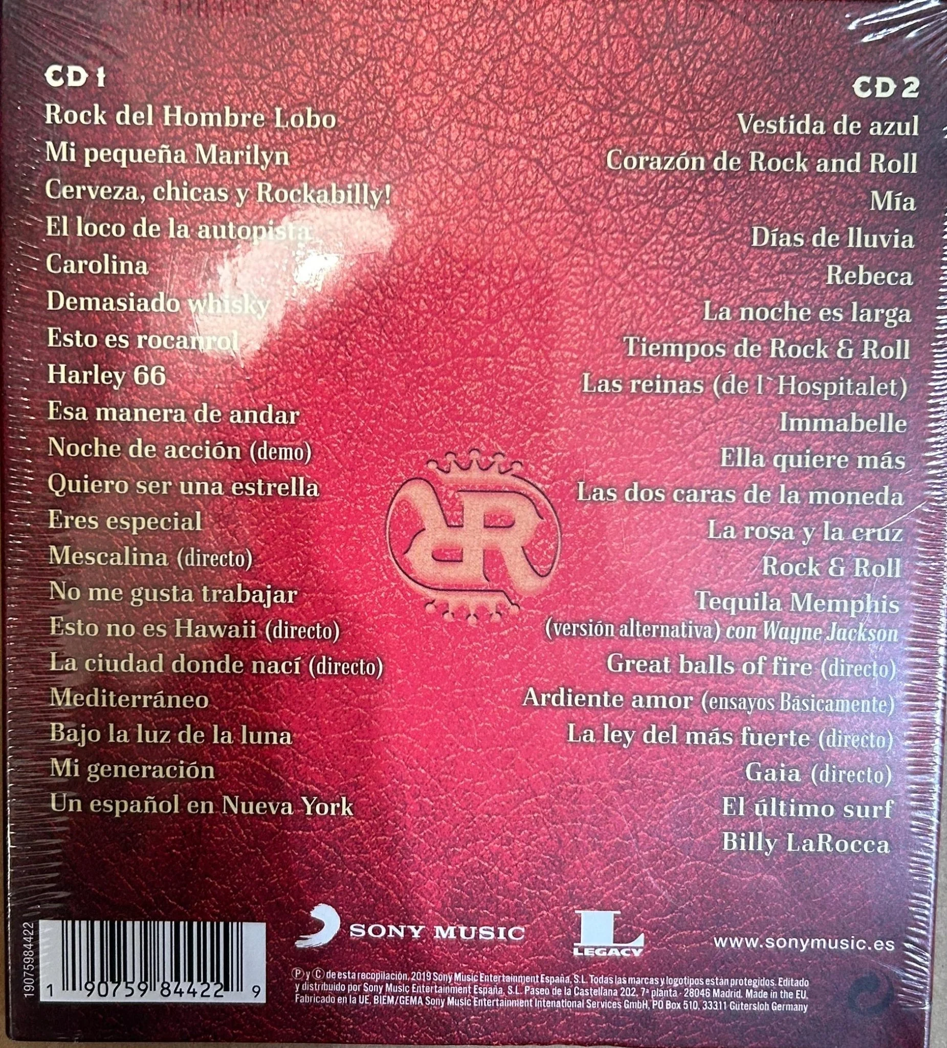 CD Los Rebeldes ‎– Corazón de Rock And Roll Nuevo precintado - Image 2