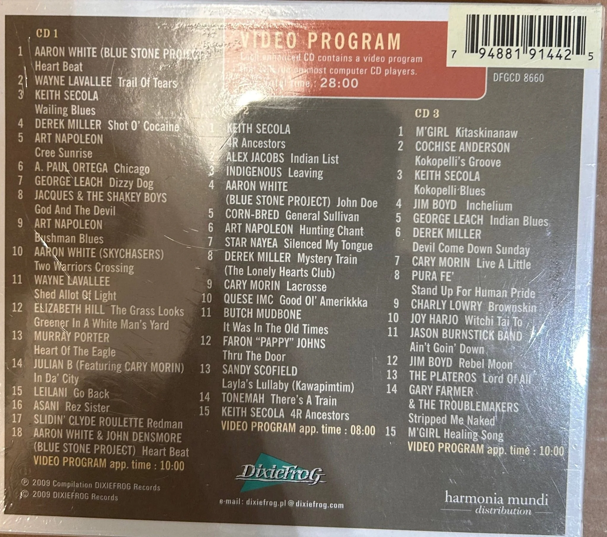 CD V/A ‎– Indian Rezervation Blues And More  Nuevo precintado - Image 2