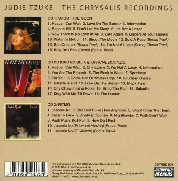 CD Judie Tzuke – The Chrysalis Recordings Nuevo precintado - Image 2