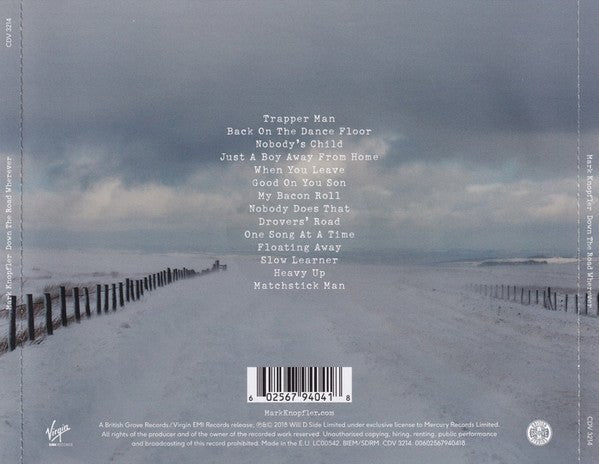 CD Mark Knopfler ‎– Down The Road Wherever Nuevo precintado - Image 2