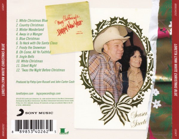CD Loretta Lynn ‎– White Christmas Blue Nuevo precintado - Image 2