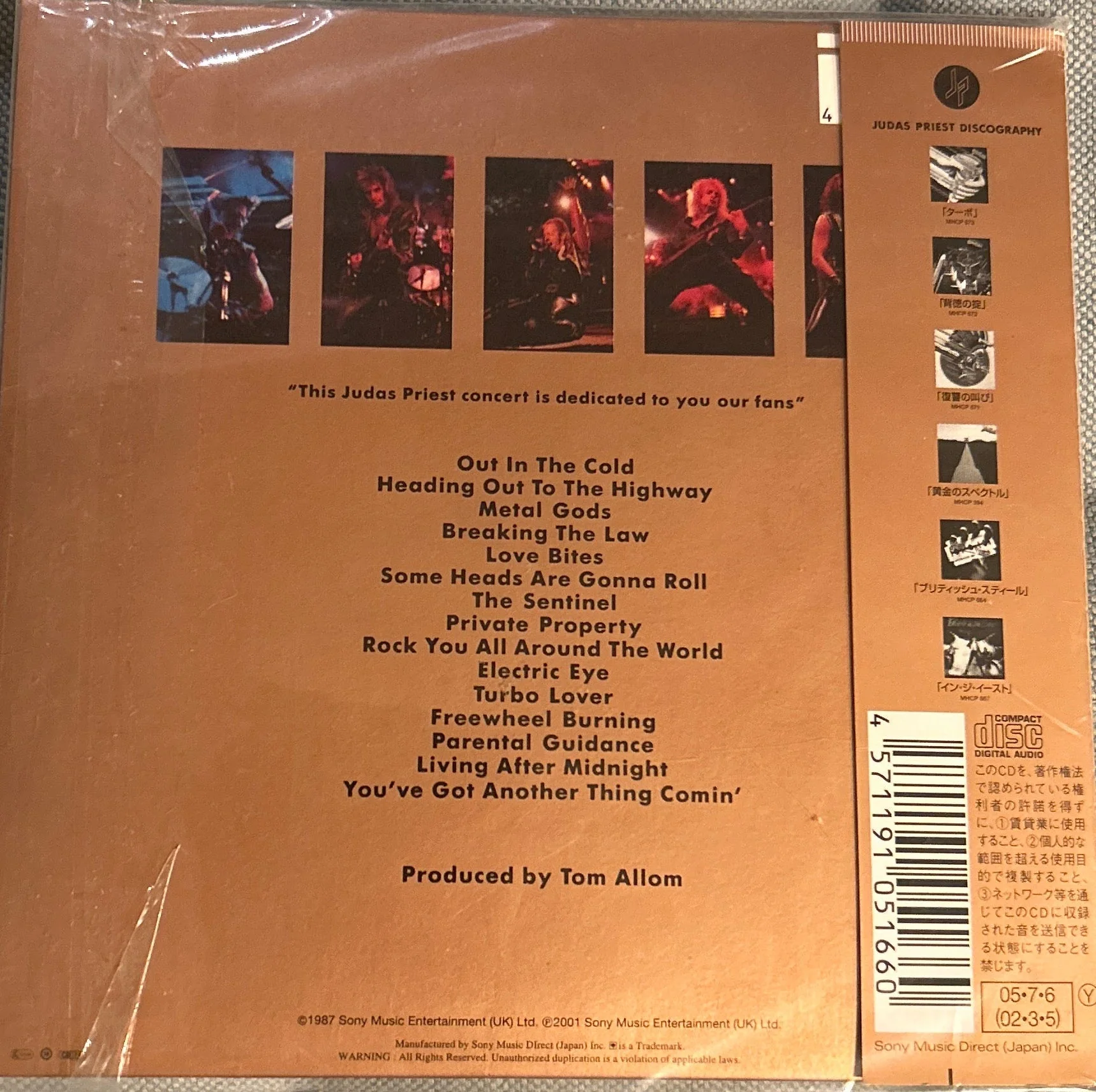 CD Judas Priest ‎– Priest...Live! 2ª Mano - Image 2