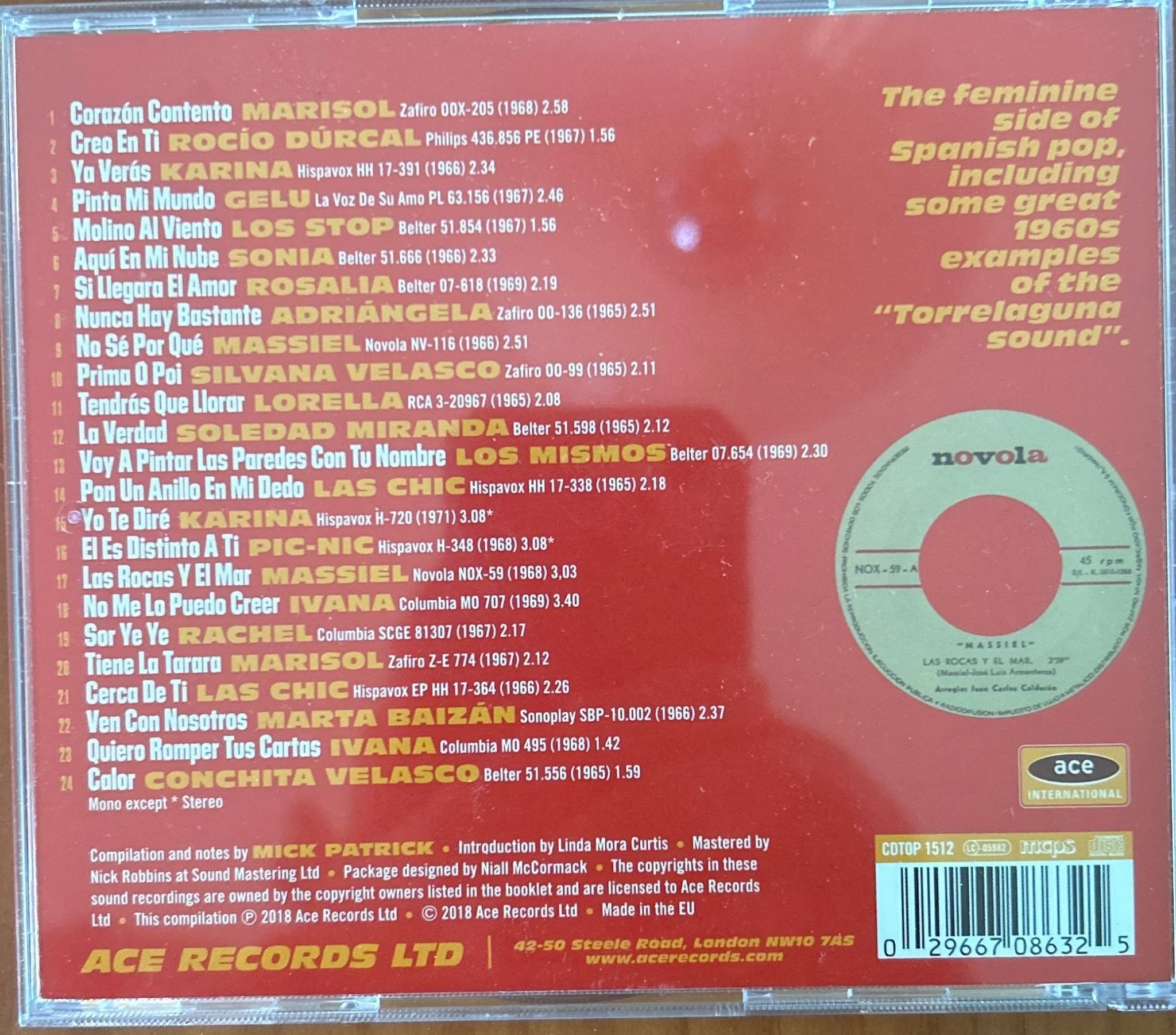 CD V/A ‎– Beat Girls Español! (1960s She-Pop From Spain) Nuevo precintado - Image 2