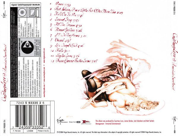 CD Courtney Love ‎– America's Sweetheart Nuevo precintado - Image 2