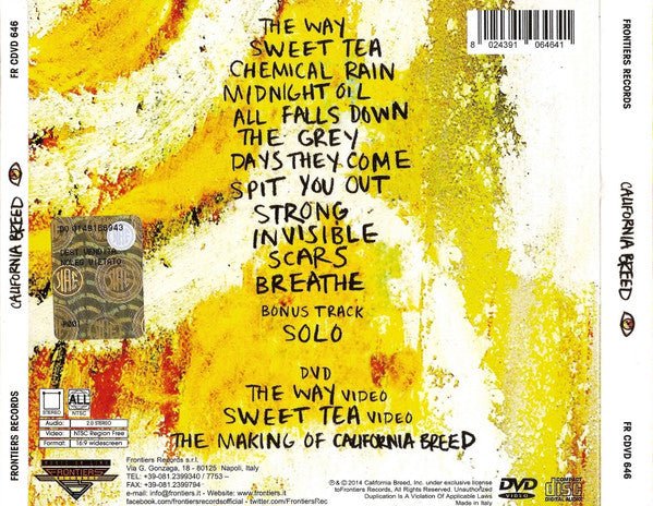 CD California Breed ‎– California Breed Nuevo precintado - Image 2