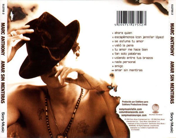 CD Marc Anthony ‎– Amar Sin Mentiras Nuevo precintado (Producto exclusivo recogida en tienda) - Image 2