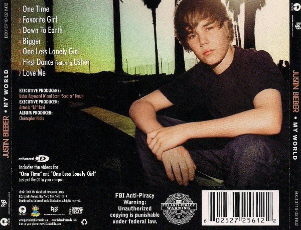 CD Justin Bieber ‎– My World Nuevo precintado - Image 2