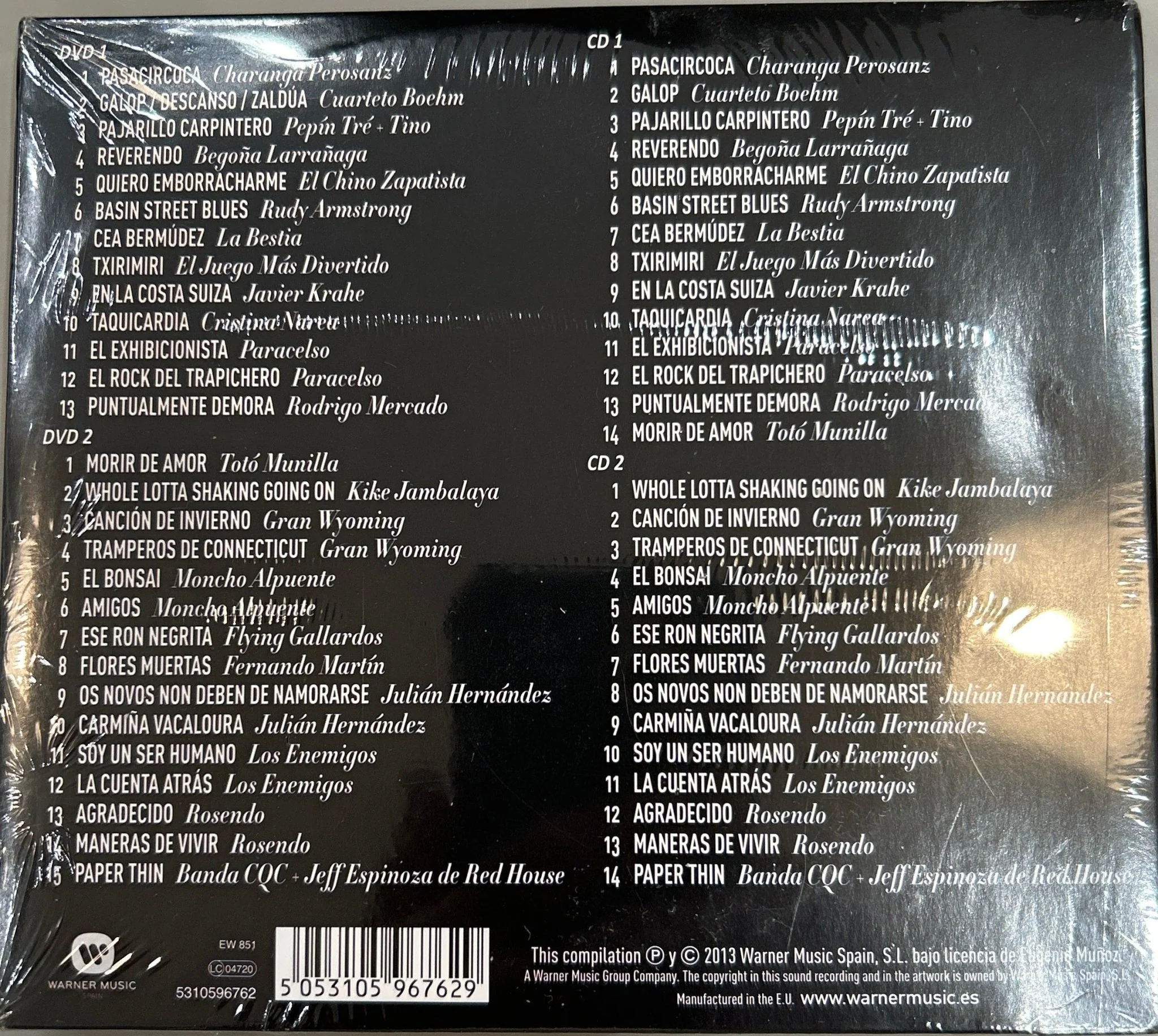 CD V/A – Ánjel Muñoz El Reverendo Concierto-Homenaje Nuevo precintado - Image 2