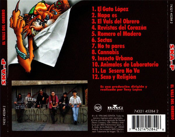 CD Ska-P ‎– El Vals Del Obrero Nuevo precintado - Image 2
