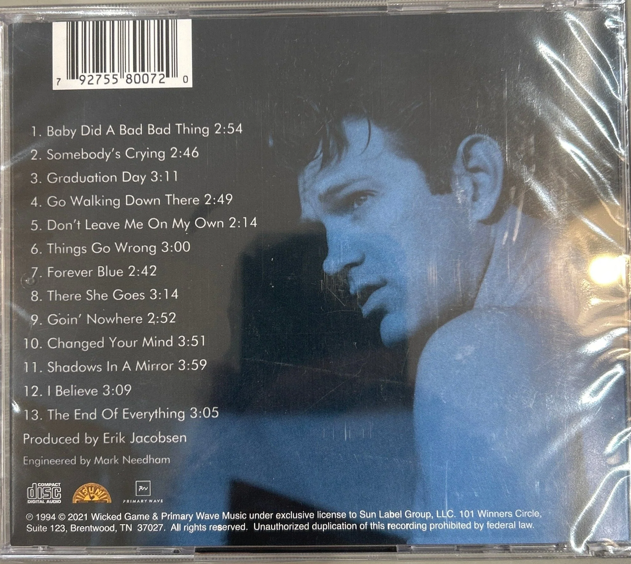 CD Chris Isaak ‎– Forever Blue  Nuevo precintado - Image 2