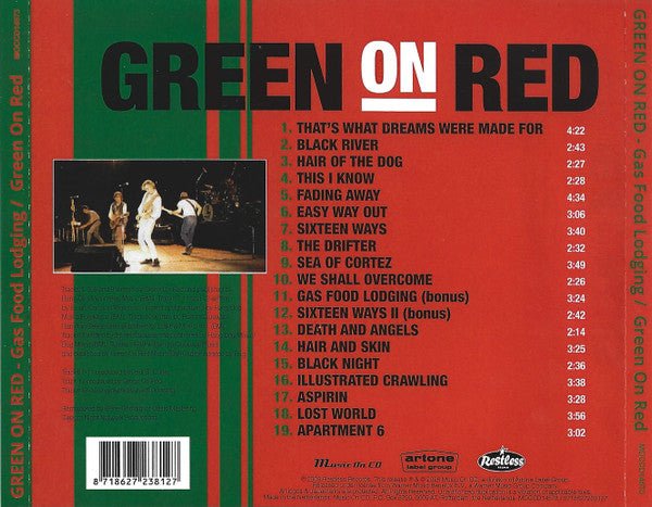 CD Green On Red ‎– Gas Food Lodging / Green On Red Nuevo precintado - Image 2