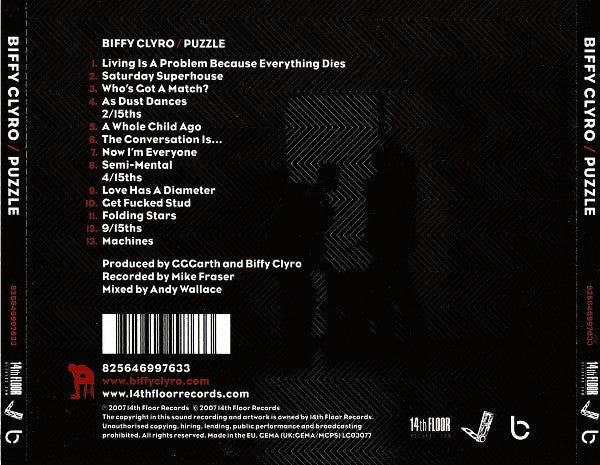CD Biffy Clyro ‎– Puzzle Nuevo precintado - Image 2