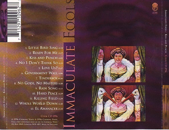 CD Immaculate Fools ‎– Kiss And Punch Nuevo precintado - Image 2