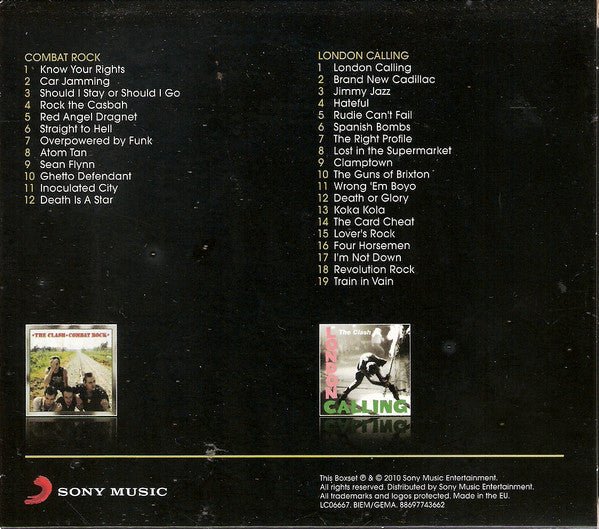 CD The Clash ‎– London Calling / Combat Rock Nuevo precintado - Image 2