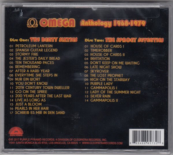 CD Omega – Anthology 1968-1979  Nuevo precintado - Image 2