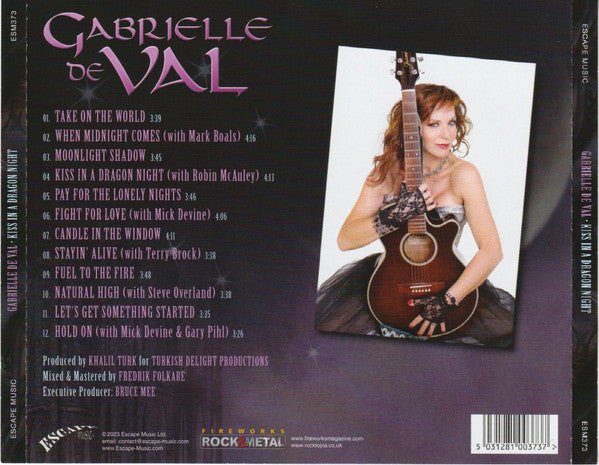 CD Gabrielle de Val ‎– Kiss In A Dragon Night Nuevo precintado - Image 2