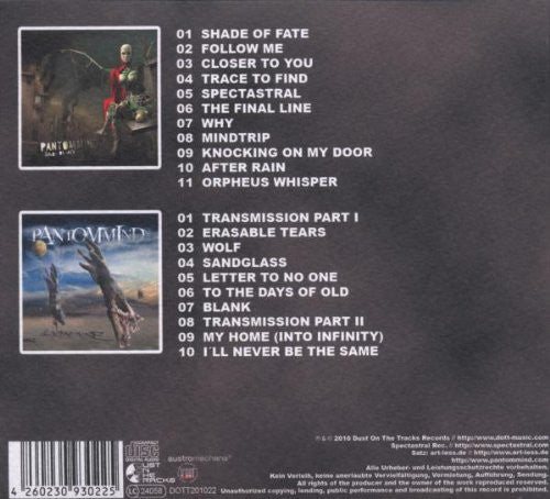 CD Pantommind ‎– Shade Of Fate / Lunasense  Nuevo precintado - Image 2