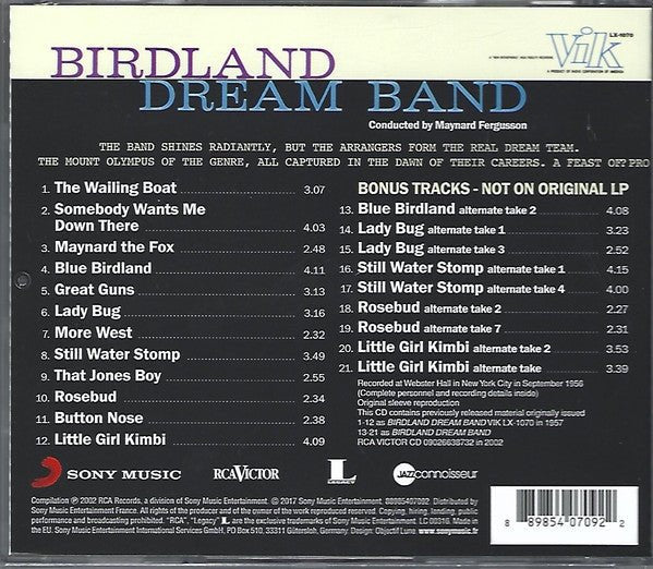 CD Birdland Dream Band Conducted By Maynard Ferguson – Birdland Dream Band Nuevo precintado - Image 2