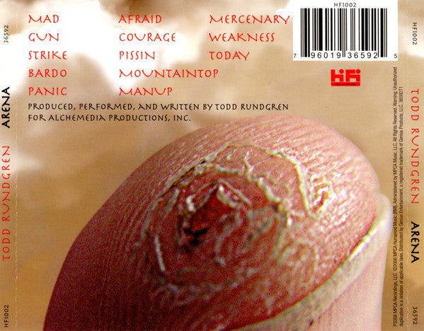 CD Todd Rundgren – Arena Nuevo precintado - Image 2
