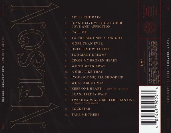 CD Nelson  – Greatest Hits (And Near Misses) Nuevo precintado - Image 2