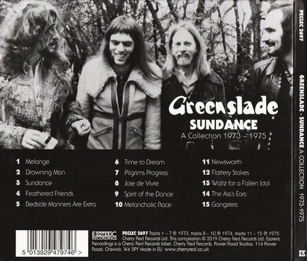 CD Greenslade ‎– Sundance (A Collection 1973 – 1975) Nuevo precintado - Image 2