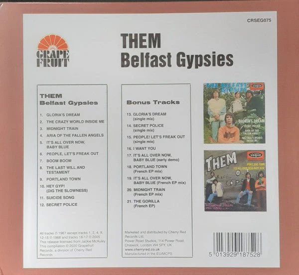 CD Them – Belfast Gypsies Nuevo precintado - Image 2