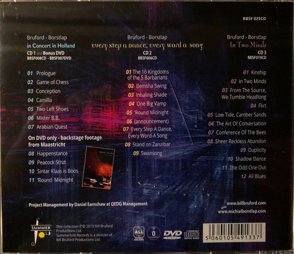 CD Bruford ● Borstlap – Sheer Reckless Abandon Nuevo precintado - Image 2